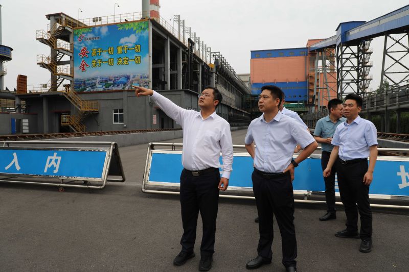 建行安阳分行行长邵岗一行到j9国际站集团考察调研